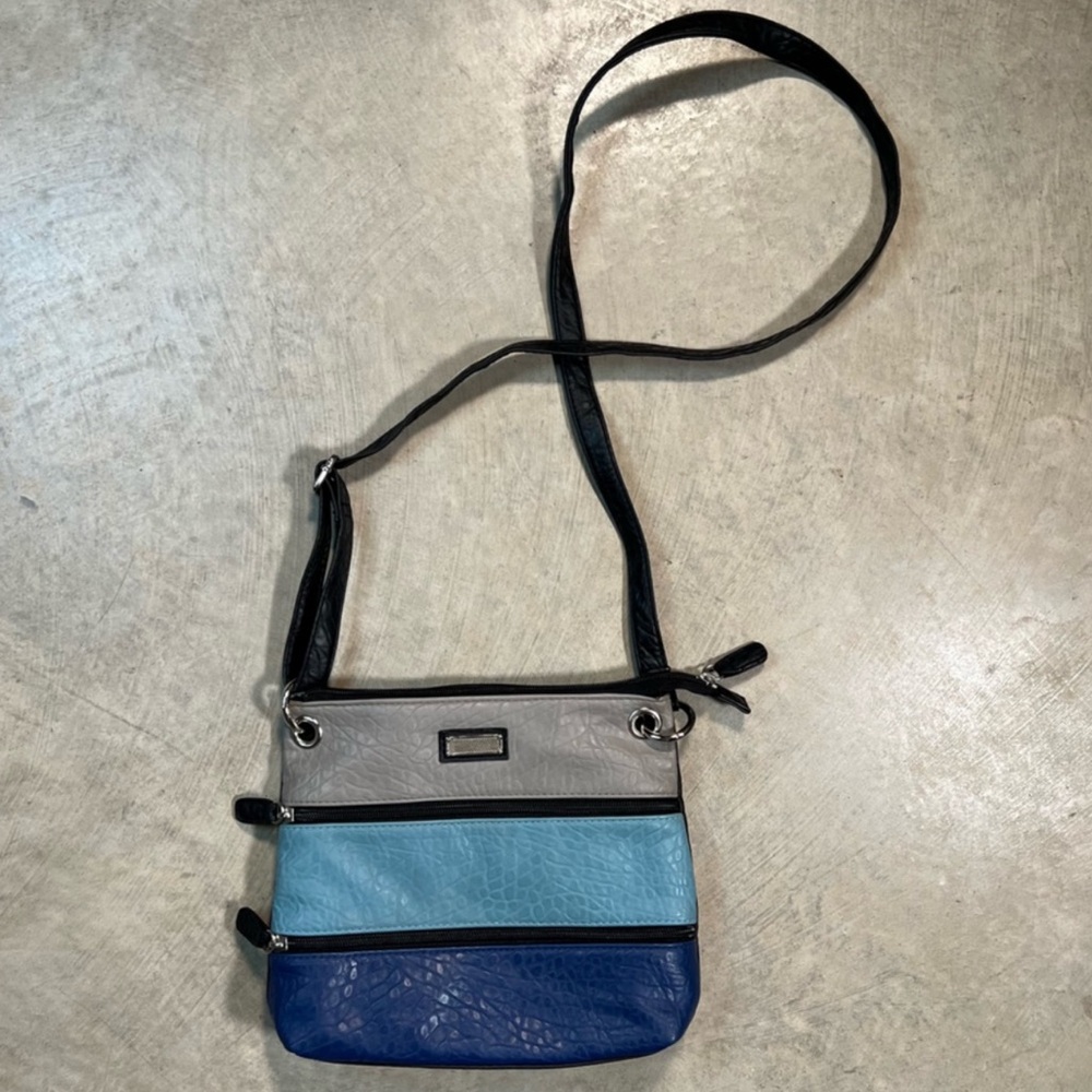 Stylish Tri-Color Faux-leather Women's Bag